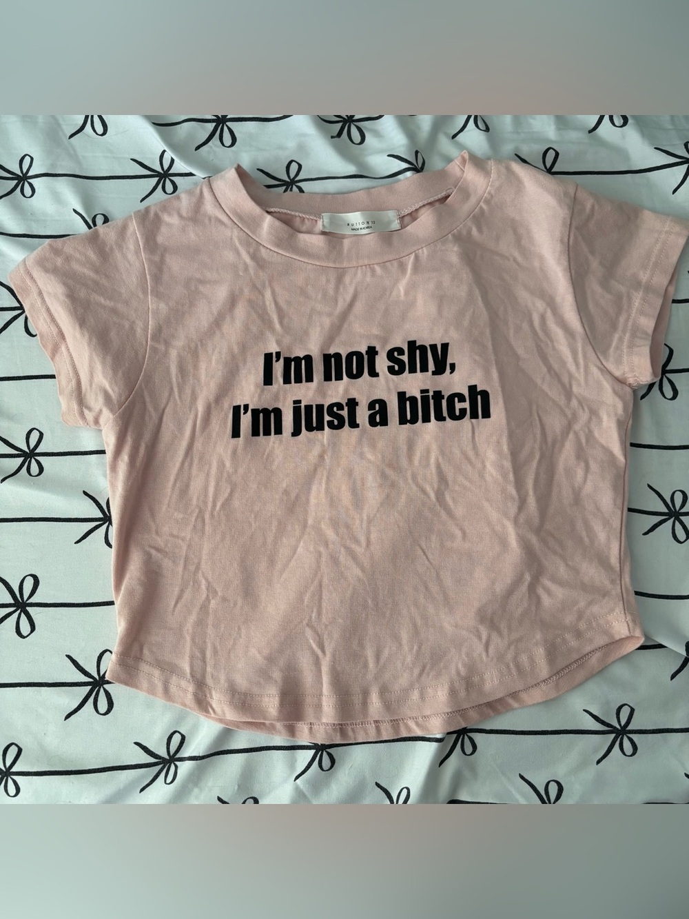 graphic tee crop top